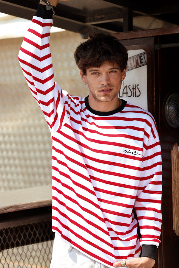 SWEAT MARINIÈRE JEAN - RED