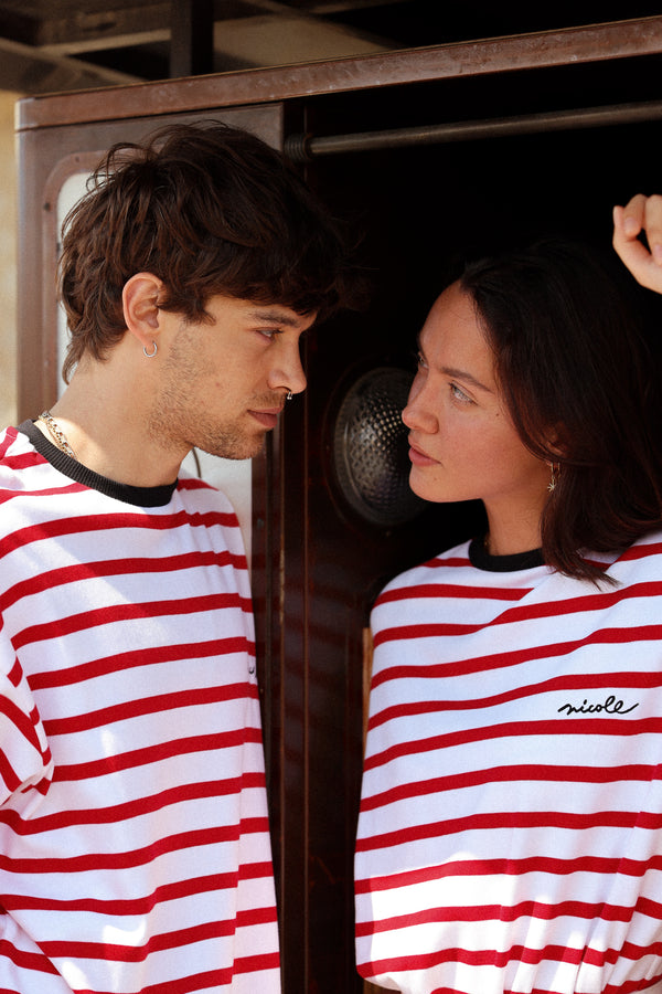 SWEAT MARINIÈRE JEAN - RED