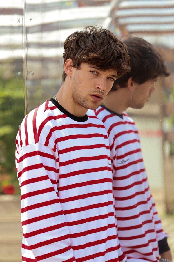 SWEAT MARINIÈRE JEAN - RED
