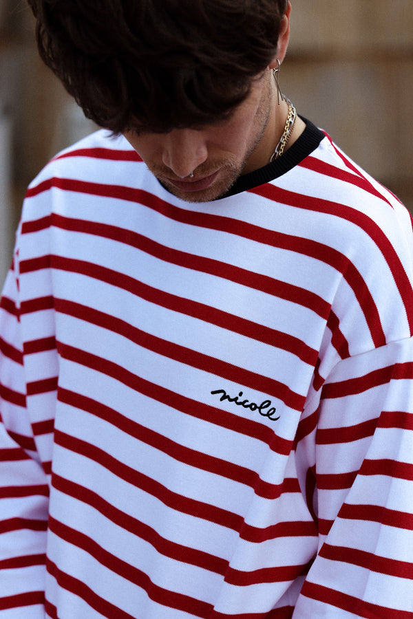 SWEAT MARINIÈRE JEAN - RED