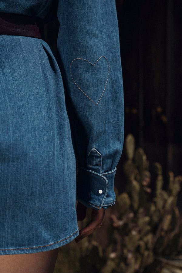 Chemise Dany Rodeo - Medium Blue