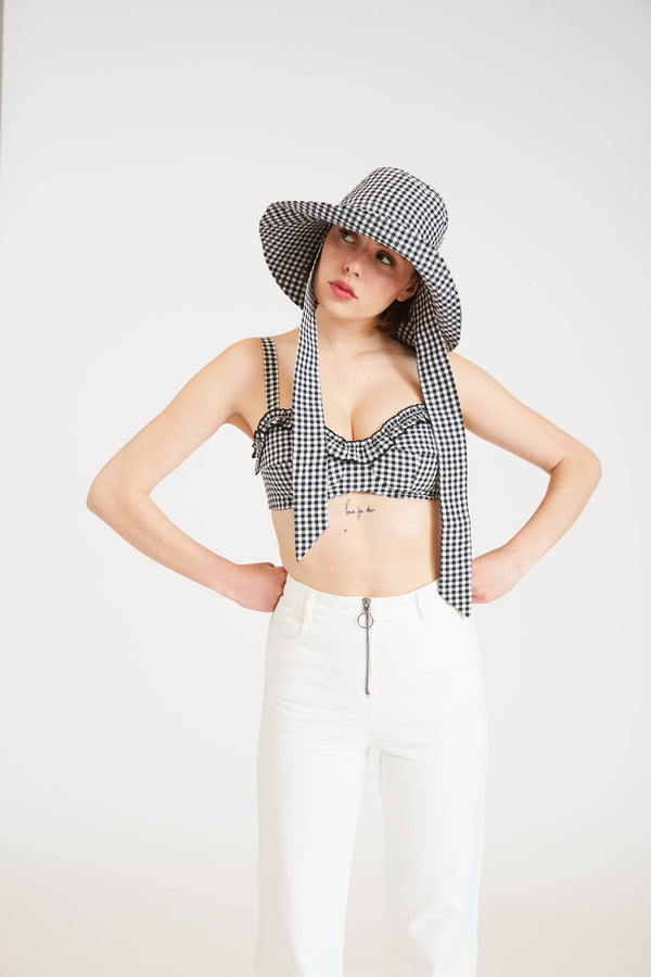 Chapeau Bob Jackie - Vichy