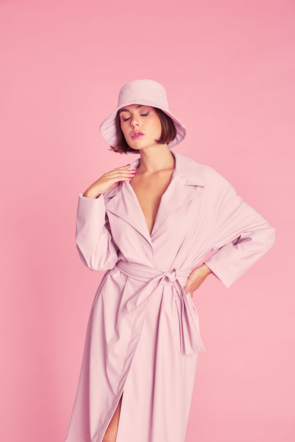 Trench Coat Dolly - Candy Pink