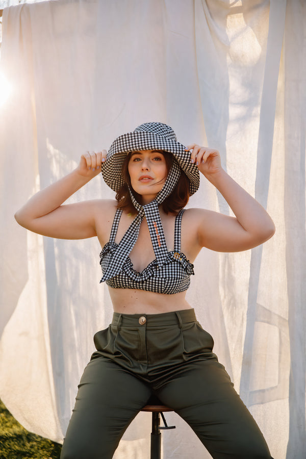 Chapeau Bob Jackie - Vichy