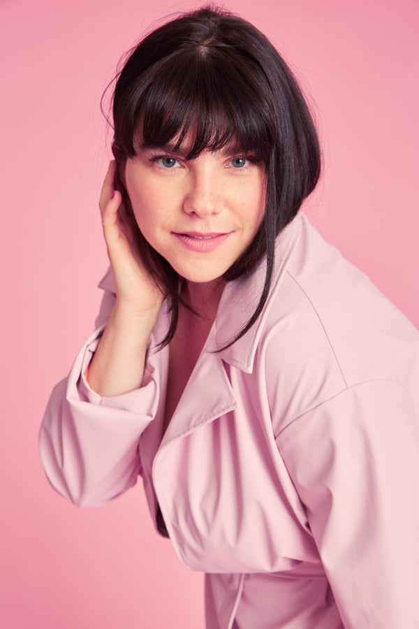 Trench Coat Dolly - Candy Pink