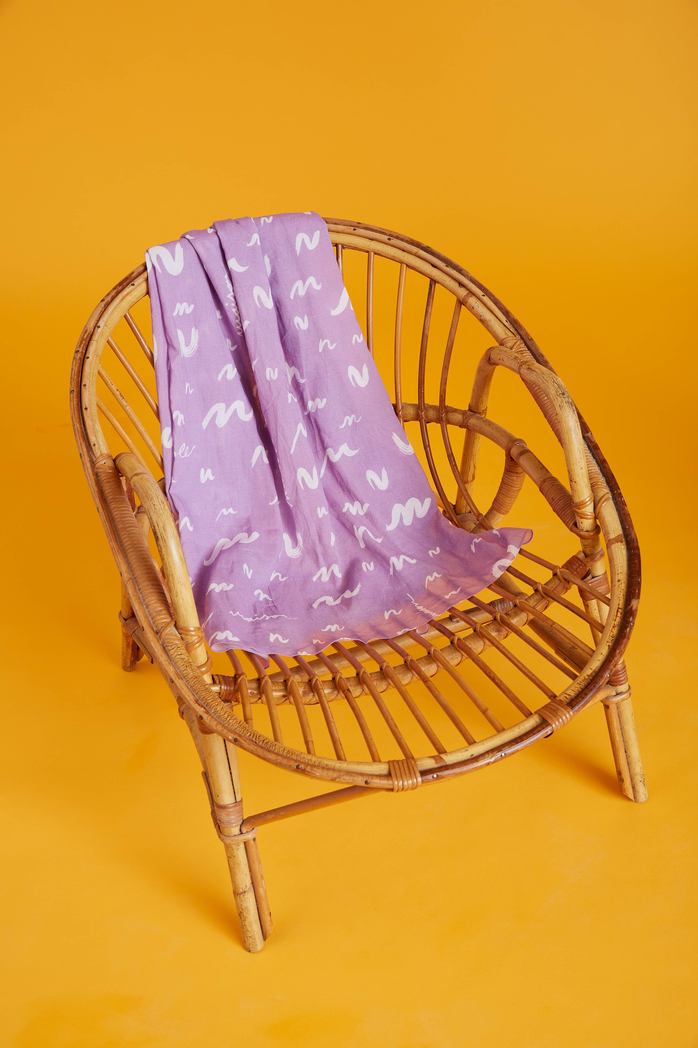 Grand foulard Jules - Print lilas