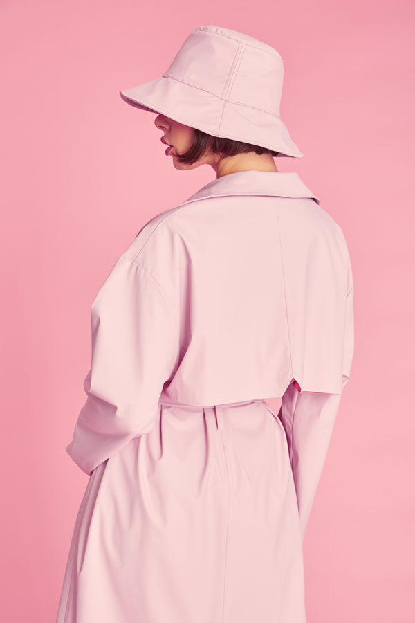 Trench Coat Dolly - Candy Pink