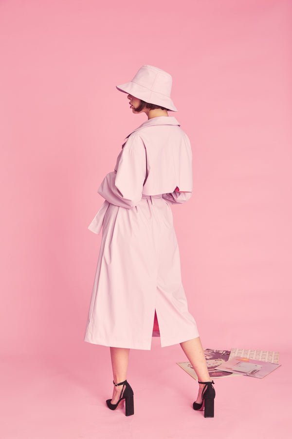 Trench Coat Dolly - Candy Pink