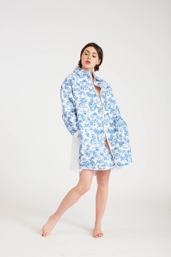 Veste Jeannette - Toile de jouy