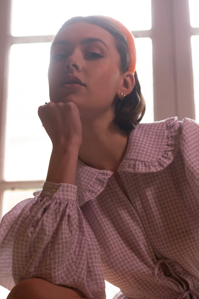 CHEMISIER ANTOINETTE LILA