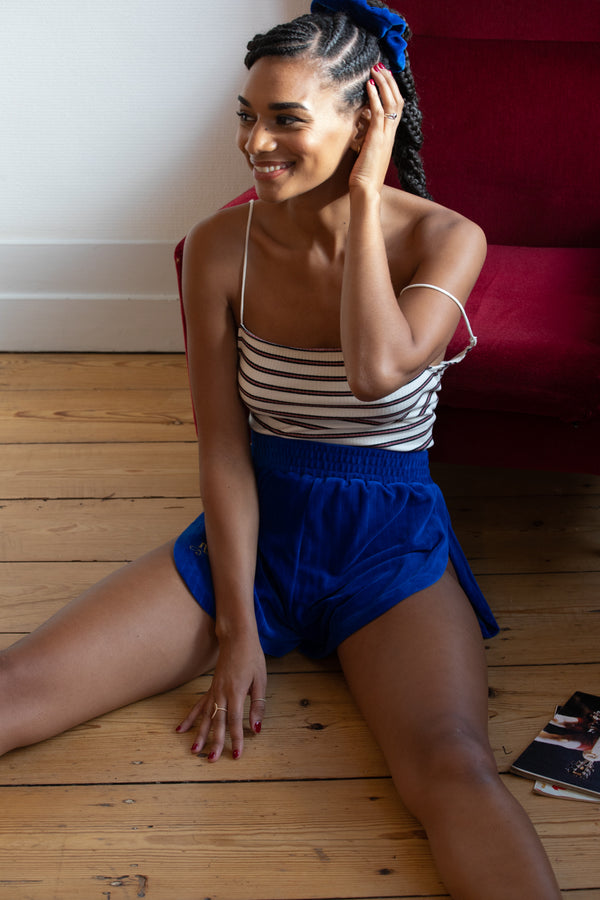 SHORT JOSEPH - Electric blue