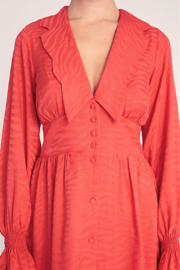 Robe Bianca Poppy Red