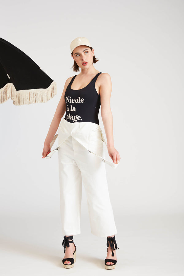 Salopette Rosie - Denim Crème