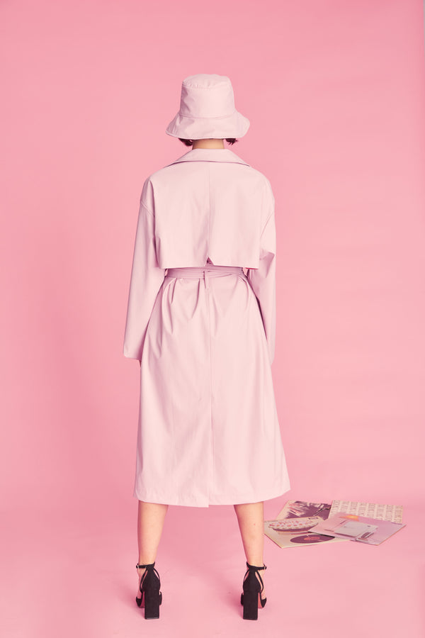 Trench Coat Dolly - Candy Pink