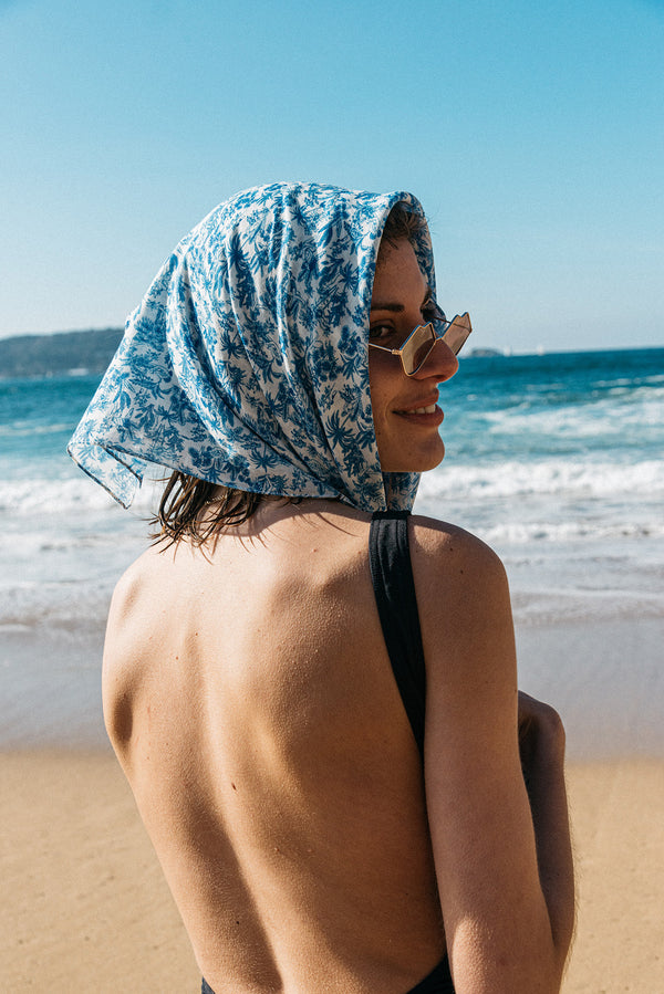 Foulard Aimée - Toile de jouy