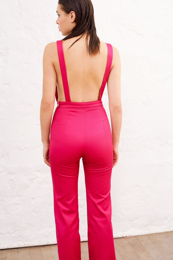 Salopette Martine - Dark fuchsia