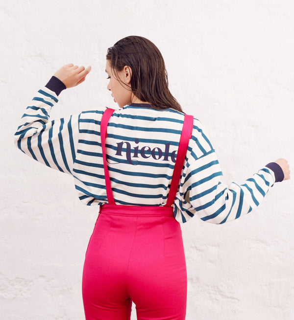 Salopette Martine - Dark fuchsia