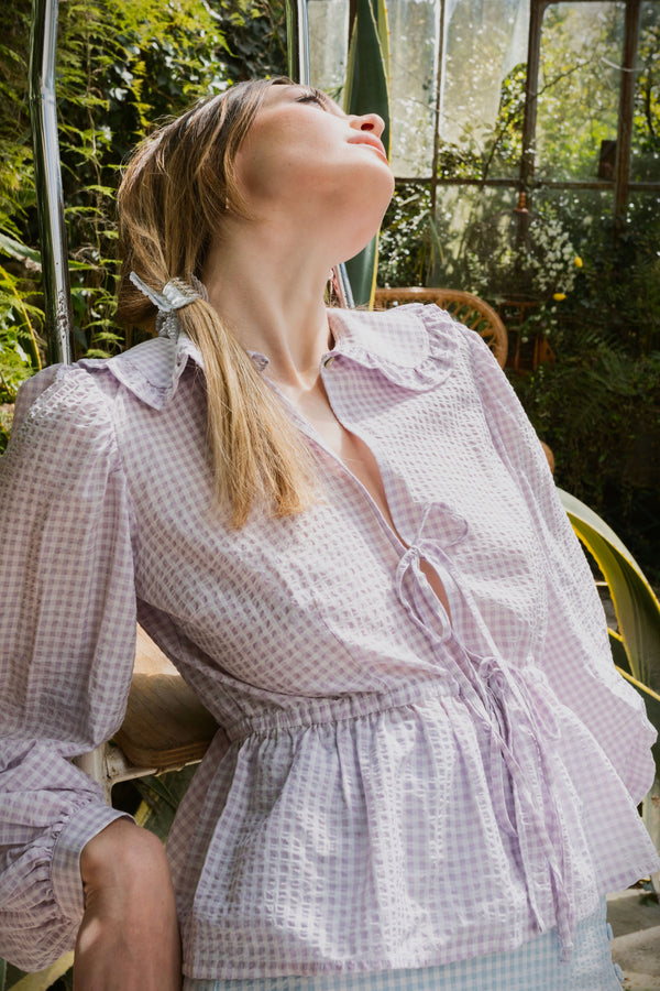 CHEMISIER ANTOINETTE - LILA