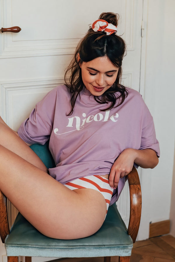 Tee-shirt George - Lilas