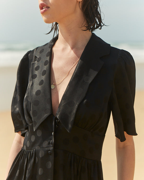 ROBE LOES - BLACK