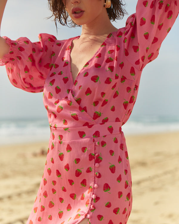 Robe Ruby - Motif fraises