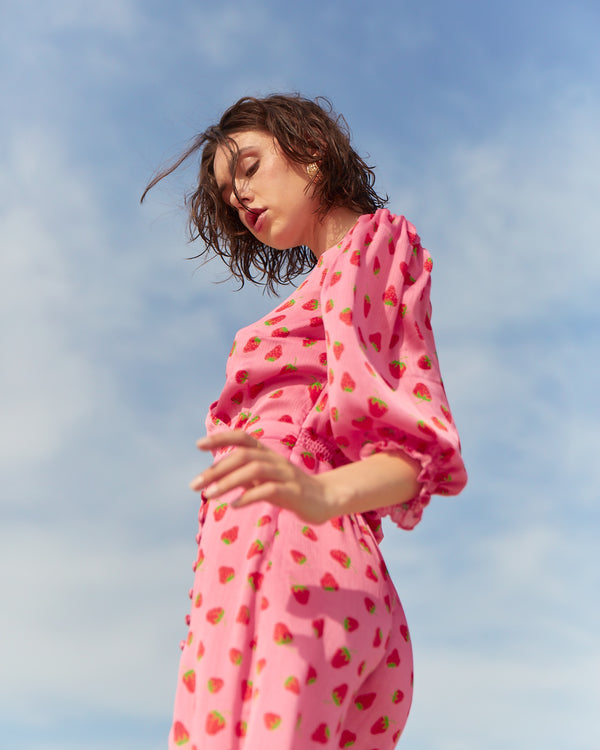 Robe Ruby - Motif fraises