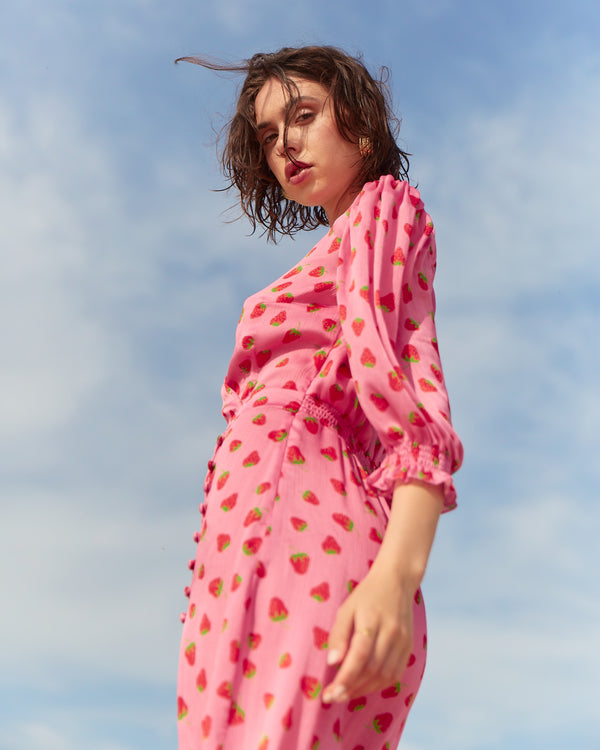 Robe Ruby - Motif fraises