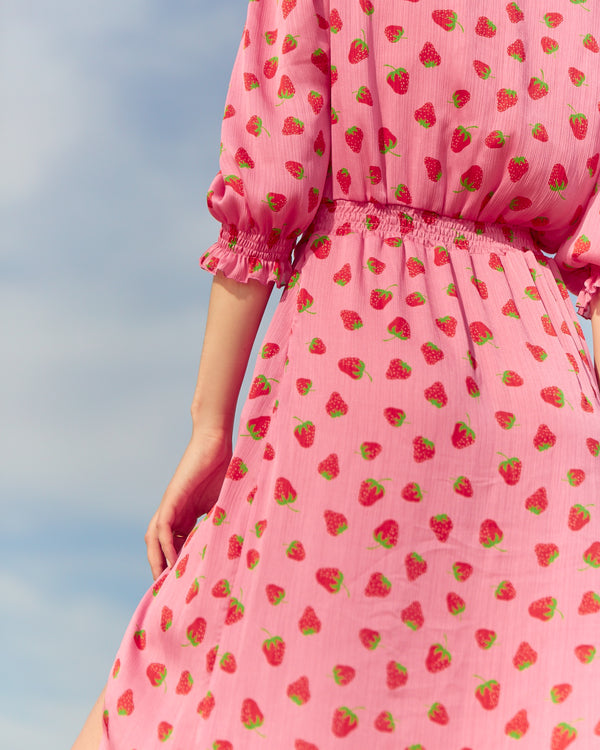 Robe Ruby - Motif fraises