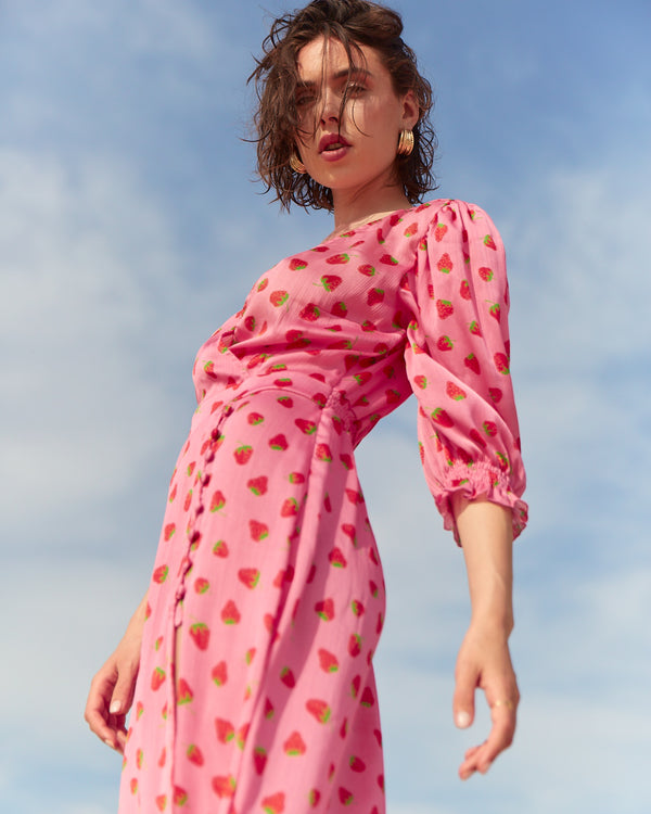 Robe Ruby - Motif fraises