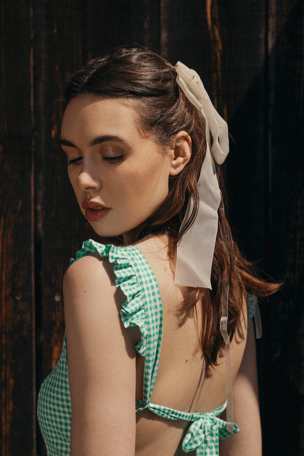 ROBE PIPPA - VICHY GREEN