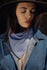 FOULARD QUINN - VICHY LAVANDE