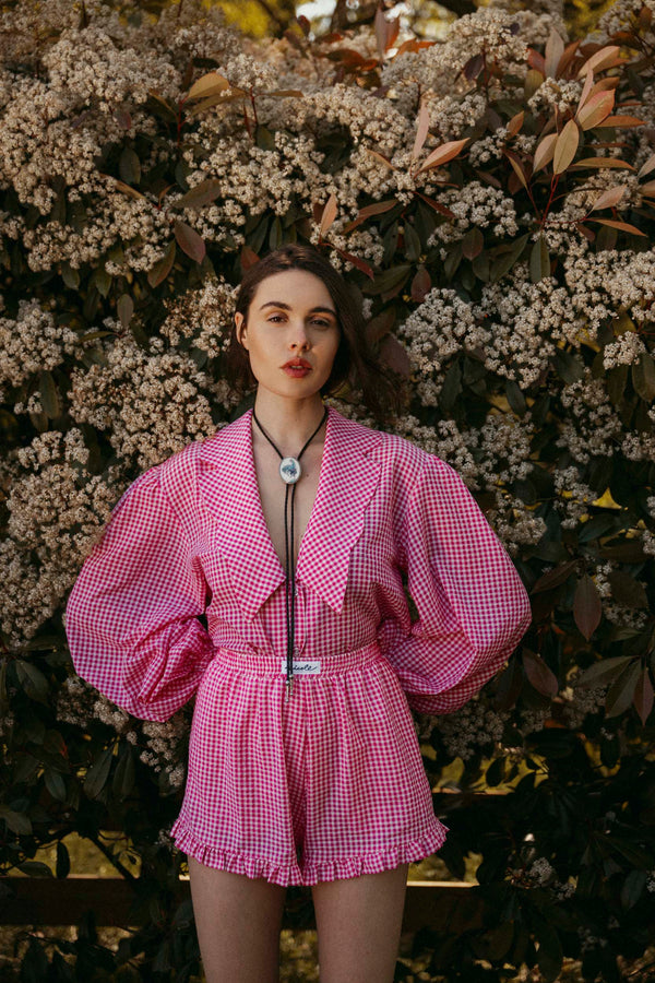 Blouse Rosalie - Vichy Pink