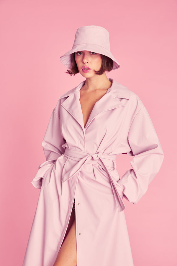Trench Coat Dolly - Candy Pink